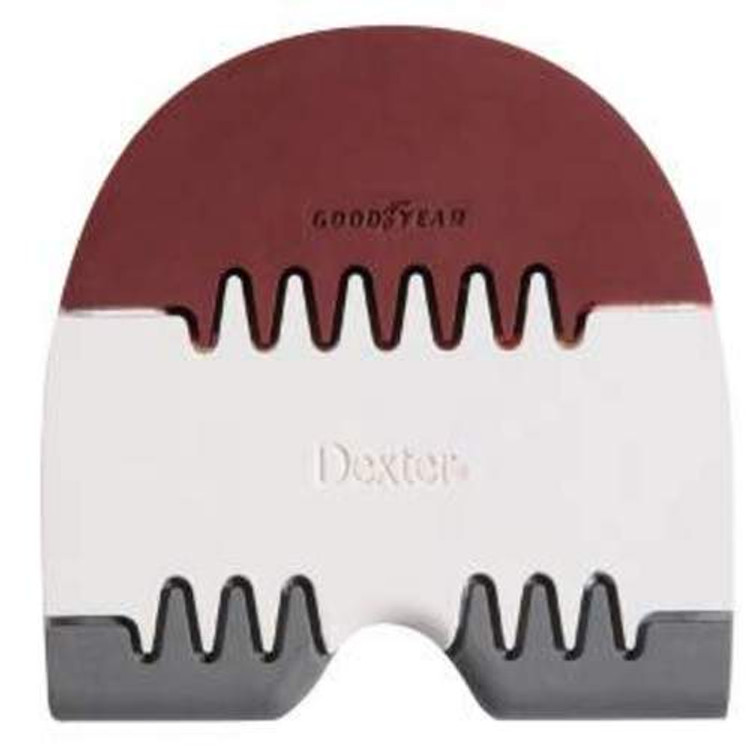 Dexter Replacement Heel #5 Saw Tooth Red White Green Small