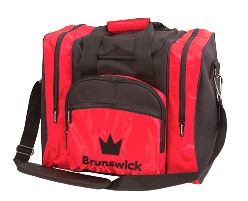 Brunswick Edge 1 Ball Single Tote Bowling Bag Red