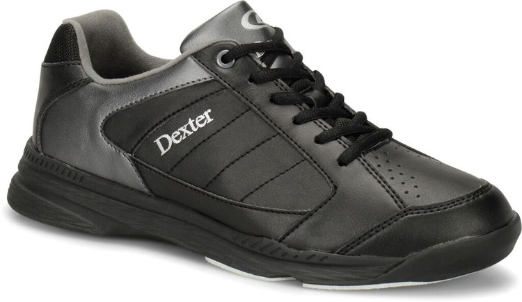 Dexter Ricky IV Mens Bowling Shoes Black Alloy Wide Width
