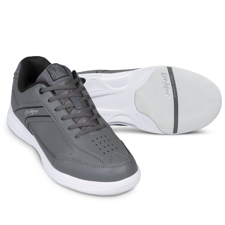 KR Strikeforce Flyer Lite Mens Bowling Shoes Slate Black