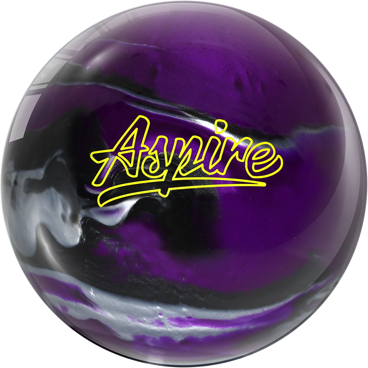 Aspire Purple/Silver/Black Bowling Ball