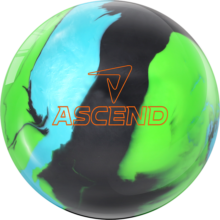 Ascend Green/Teal/Black Bowling Ball