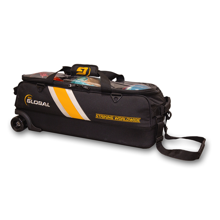900 Global 900 Global 3 Ball Travel Tote Pro Black/Gold