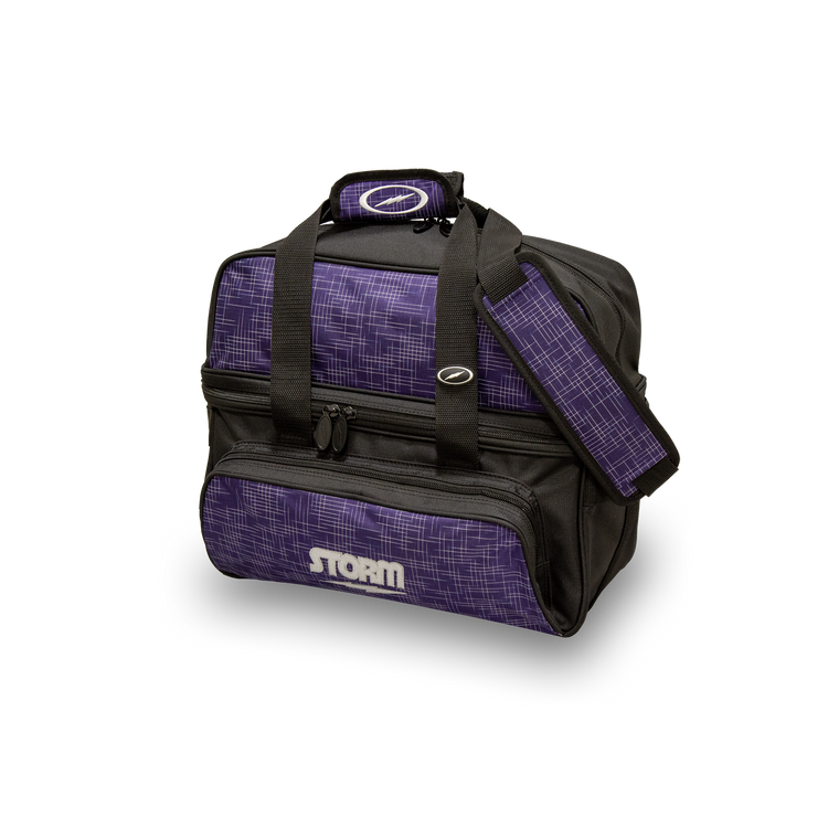 Storm 2 Ball Tote Deluxe Abstract Purple/Black