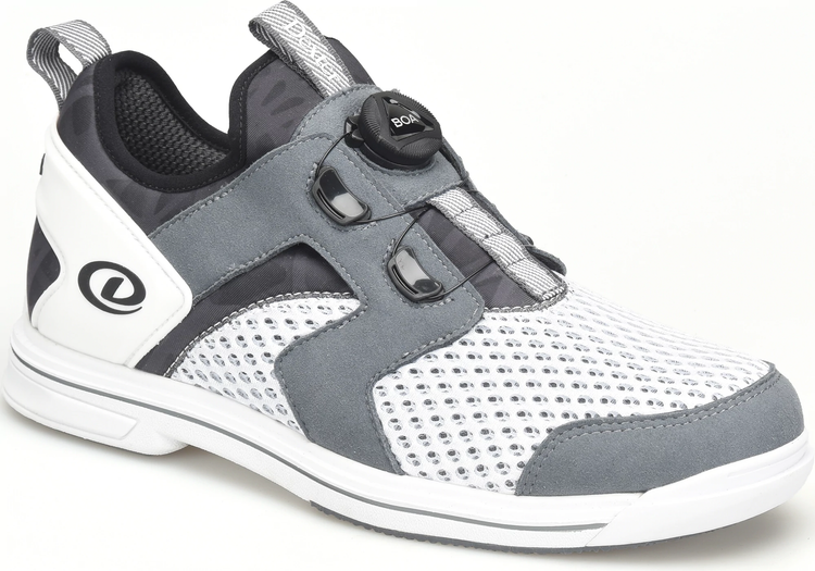 Dexter Pro Boa BOA White/Grey Bowling Shoes Wide