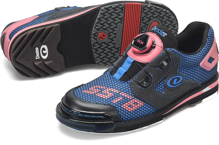 Dexter Sst8 Power Frame Boa BOA Black/Blue/Pink Bowling Shoes