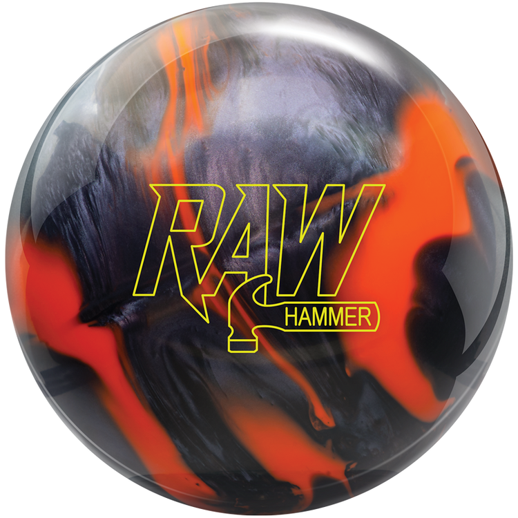 Hammer Raw Hammer Orange/Black Bowling Ball Orange / Black