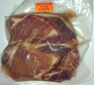 Pork Boneless Chops, Pastured, Non-GMO Feed, 0.5lb lffc Pork Boneless Chops, Pastured, Non-GMO Feed, 0.5lb lffc