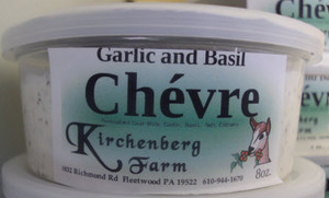 Goat Garlic Basil Chèvre (6 OZ)