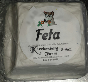 Goat Feta Cheese (1/2 lb ) Goat Feta Cheese (1/2 lb )