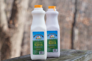 Organically raised Cow's Kefir made from Wholesome dairy farm, 100% grass fed milk with real Peaches and Honey. (32 oz)