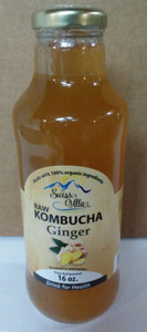 Live real Ginger Kombucha, Swiss Villa brand, Produced by Kirchenberg farm (16oz) Live real Ginger Kombucha, Swiss Villa brand, Produced by Kirchenberg farm (16oz)
