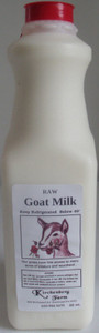 Raw Goat Milk, Kirchenberg farm, 1/4 gallon Raw Goat Milk, Kirchenberg farm, 1/4 gallon