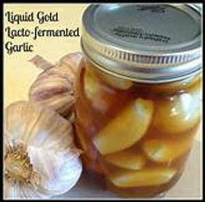 Organic Fermented Garlic  8 oz Jar
