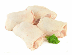 Organic Chicken Thighs, bone in Skin On, Non-GMO, Pastured (1lb) fc Organic Chicken Thighs, bone in Skin On, Non-GMO, Pastured (1lb) fc