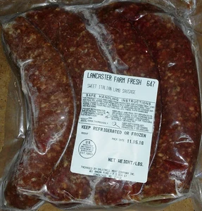 Sweet Italian Lamb Sausage – 1 lb | Grass-Fed & Pasture-Raised | LFFC