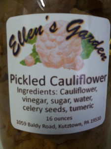 Pickled Cauliflower with Sugar (16 oz Jar) Pickled Cauliflower with Sugar (16 oz Jar)
