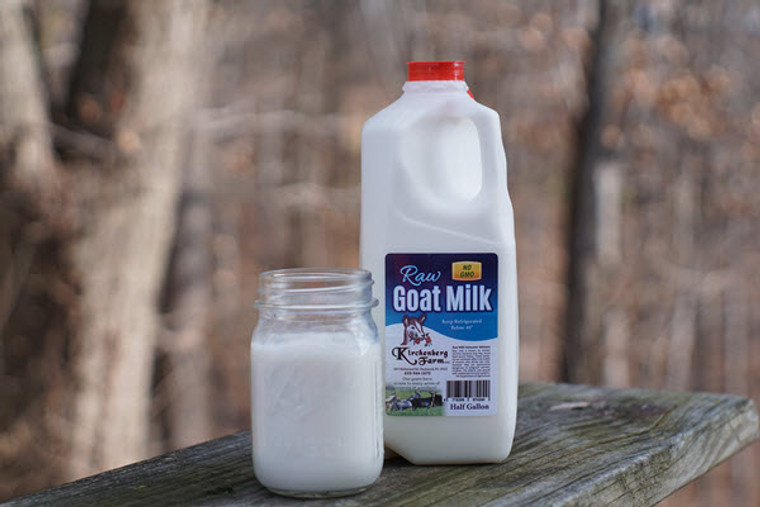 Raw Goat Milk, Kirchenberg farm, 1/4 gallon