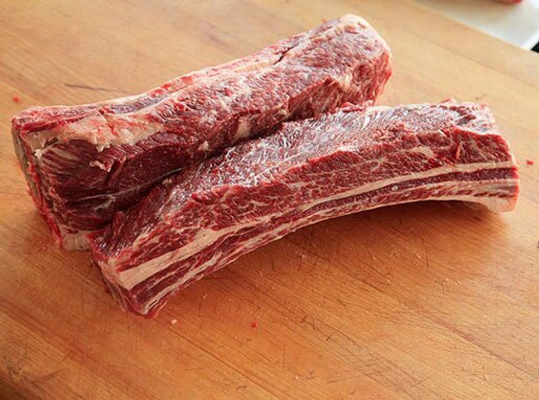 Bison Short Ribs, Organically raised, Grass-Fed, Pastured 1lb