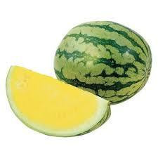 Yellow Seedless Buttercup Watermelons