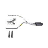 Silverado 07-13 dual exhaust 2.5 pipe Flowsound Muffler SW Tip