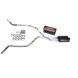 Silverado 07-13 dual exhaust 2.5 pipe Flowmaster Super 40  Corner exit