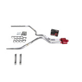 S10 / S15 83-94 dual exhaust 2.25 MA pipe Cherry Bomb Extreme RW Tip