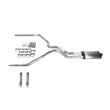 S10 / S15 83-94 dual exhaust 2.25 MA pipe Stainless muffler RW Tip