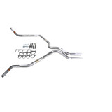S10 / S15 83-94 dual exhaust 2.25 MA pipe No Muffler   Corner exit