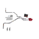 S10 / S15 95-01 dual exhaust 2.25 MA pipe Cherry Bomb Extreme SW Tip Side Exit