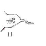 S10 / S15 95-01 dual exhaust 2.25 MA pipe No Muffler  RW Tip Corner exit