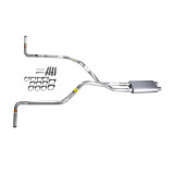 Silverado 96-99 dual exhaust 2.25 pipe dual inlet Flowsound Muffler  Side Exit
