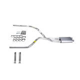 Silverado 96-99 dual exhaust 2.25 pipe dual inlet Flowsound Muffler RC Tip