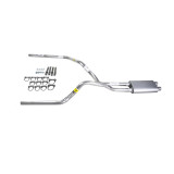 Silverado 96-99 dual exhaust 2.5 pipe dual inlet Flowsound Muffler