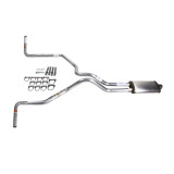 Dakota 97-05 dual exhaust 2.5 MA pipe Stainless muffler  Side Exit