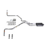 Dakota 97-05 dual exhaust 2.5 MA pipe Flowsound Muffler RC Tip Side Exit