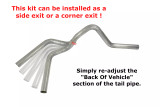 Toyota Tundra 2009-2020 3.0" Customizable Single Exhaust Kit