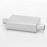 Cherry Bomb Vortex Muffler Single 2.5" Center In Single 2.5" Out Offset
