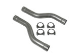 Mandrel Bent Mid Muffler Delete Dodge/Chrysler Challenger/300/Charger USA Made 2.5"