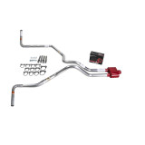 Ram 04-06 dual exhaust 2.5 SS pipe Cherry Bomb Extreme  Side Exit