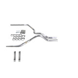 Ram 09-13 dual exhaust 2.5 SS pipe No Muffler  RW Tip