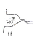 Ram 09-13 dual exhaust 2.5 SS pipe No Muffler  SW Tip Side Exit