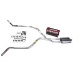 F150 05-06 dual exhaust 2.25 pipe Flowmaster 40   Corner exit