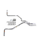 F150 05-06 dual exhaust 2.5 SS pipe No Muffler   Side Exit