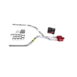 Dakota 87-96 dual exhaust 2.5 pipe Cherry Bomb Extreme