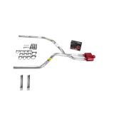 Dakota 87-96 dual exhaust 2.5 pipe Cherry Bomb Extreme RW Tip