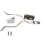 Dakota 87-96 dual exhaust 2.5 pipe Magnaflow RW Tip Corner exit