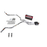 Ranger 96-04 dual exhaust 2.25 MA pipe Flowmaster Super 10 RW Tip Corner exit