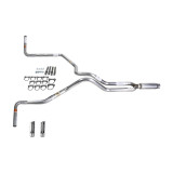 Ranger 96-04 dual exhaust 2.25 MA pipe Glass Pack muffler RW Tip Side Exit