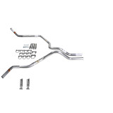Ranger 96-04 dual exhaust 2.25 MA pipe No Muffler  RC Tip Corner exit